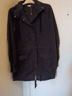 James Perse Black Trench